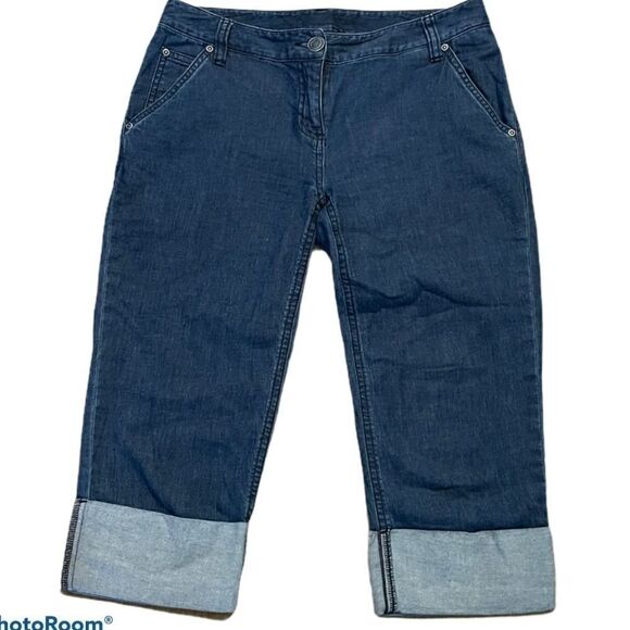 International Concepts Capri Denim Jeans, Size 2 - Picture 1 of 3